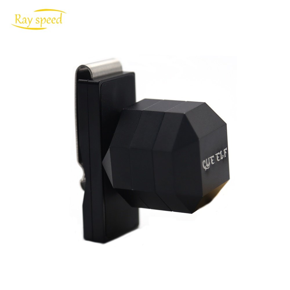 Rayspeed latest Billiards cue chalk holders With Magnetic Clip black magnetic portable clip-on pool snooker chalk cases