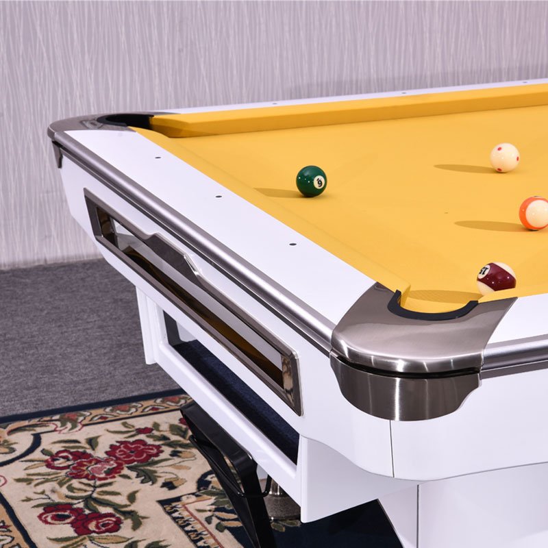 Queli Factory Luxury Modern Style 7ft 8ft 9ft Stone Billiards Table New Design Pool Snooker Home Use Custom Slate Plastic Cue