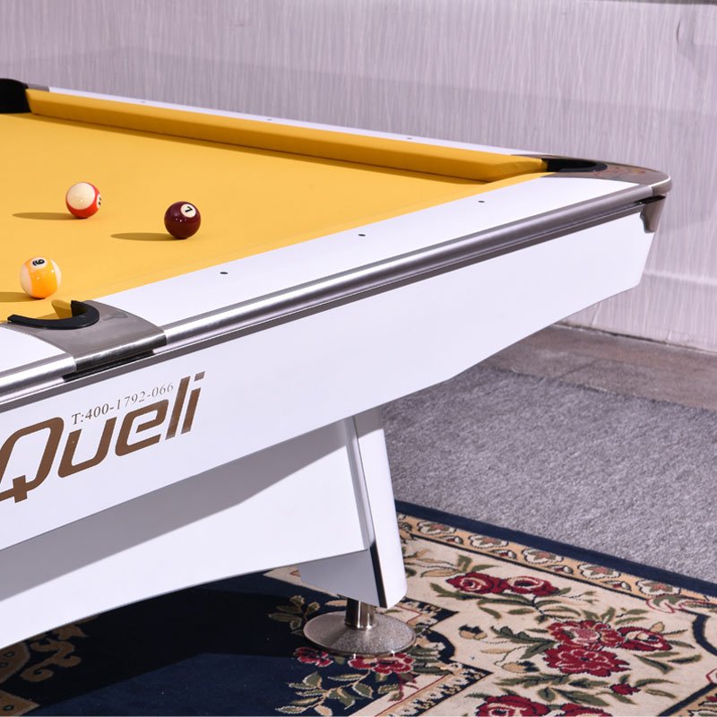 Queli Factory Luxury Modern Style 7ft 8ft 9ft Stone Billiards Table New Design Pool Snooker Home Use Custom Slate Plastic Cue