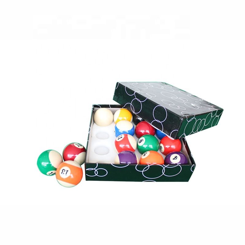 American 2 1/4'' Snooker & Billiard Balls Set White and Black Box Resin Pool Ball Set