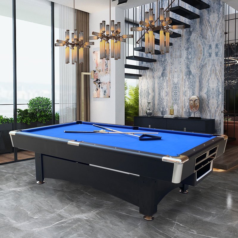 9 ft high-end game billiard table automatic return standard adult American black 8 snooker table