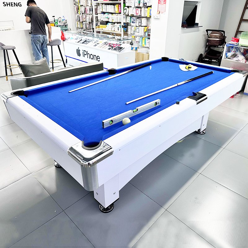 9 ft high-end game billiard table automatic return standard adult American black 8 snooker table