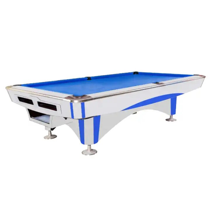 Factory Price 8/9ft Indoor/Outdoor Family Slate Billiard/Snooker Pool Table with Ball Return System