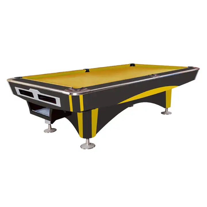 Factory Price 8/9ft Indoor/Outdoor Family Slate Billiard/Snooker Pool Table with Ball Return System