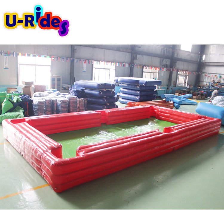 Team building portable giant inflatable snook billiards table soccer game inflatable snooker football for sport game