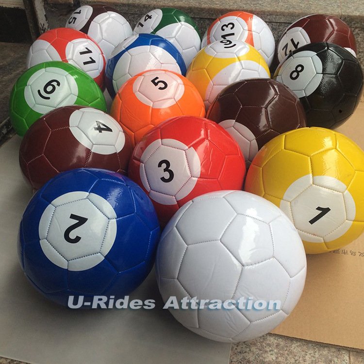 Team building portable giant inflatable snook billiards table soccer game inflatable snooker football for sport game