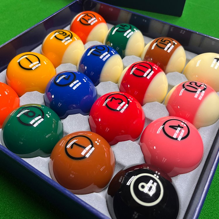 Eye-catching Made Manufacturer Factory Standard Size 57.2mm Resin Billiard Balls Snooker Ball Set Snooker Billiard Accessories