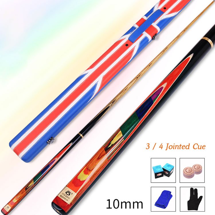 Hot-selling 10mm Ash Wood Billiards Snooker Cue Shaft Universal One PC Single Straight Pool Cue Sticks Customizable
