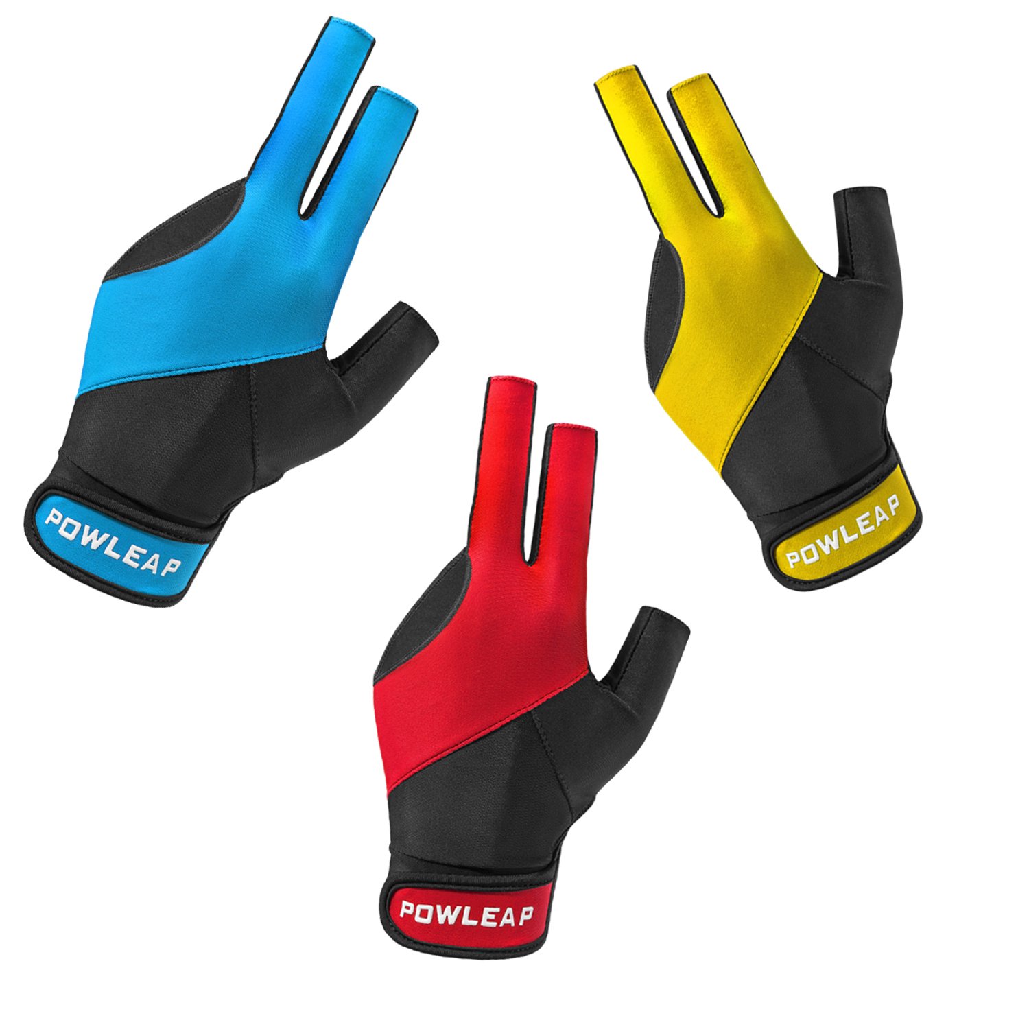 Factory Manufacturer Customized Comfortable Quick Dry Elastic Snooker Cue Gloves Billiards Shooters Glove