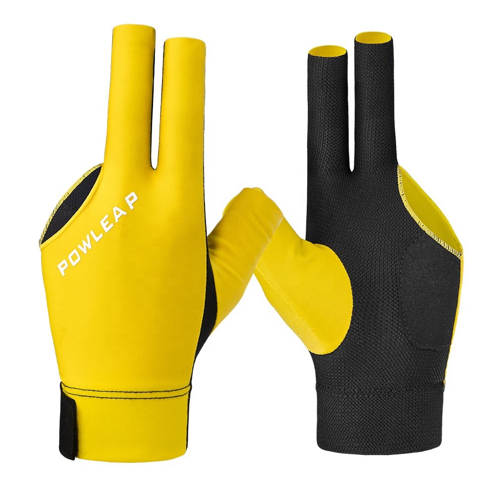 Best Selling Quality Adjustable Wrist Pool Snooker Gloves Quick-Dry Breathable Billiards Gloves
