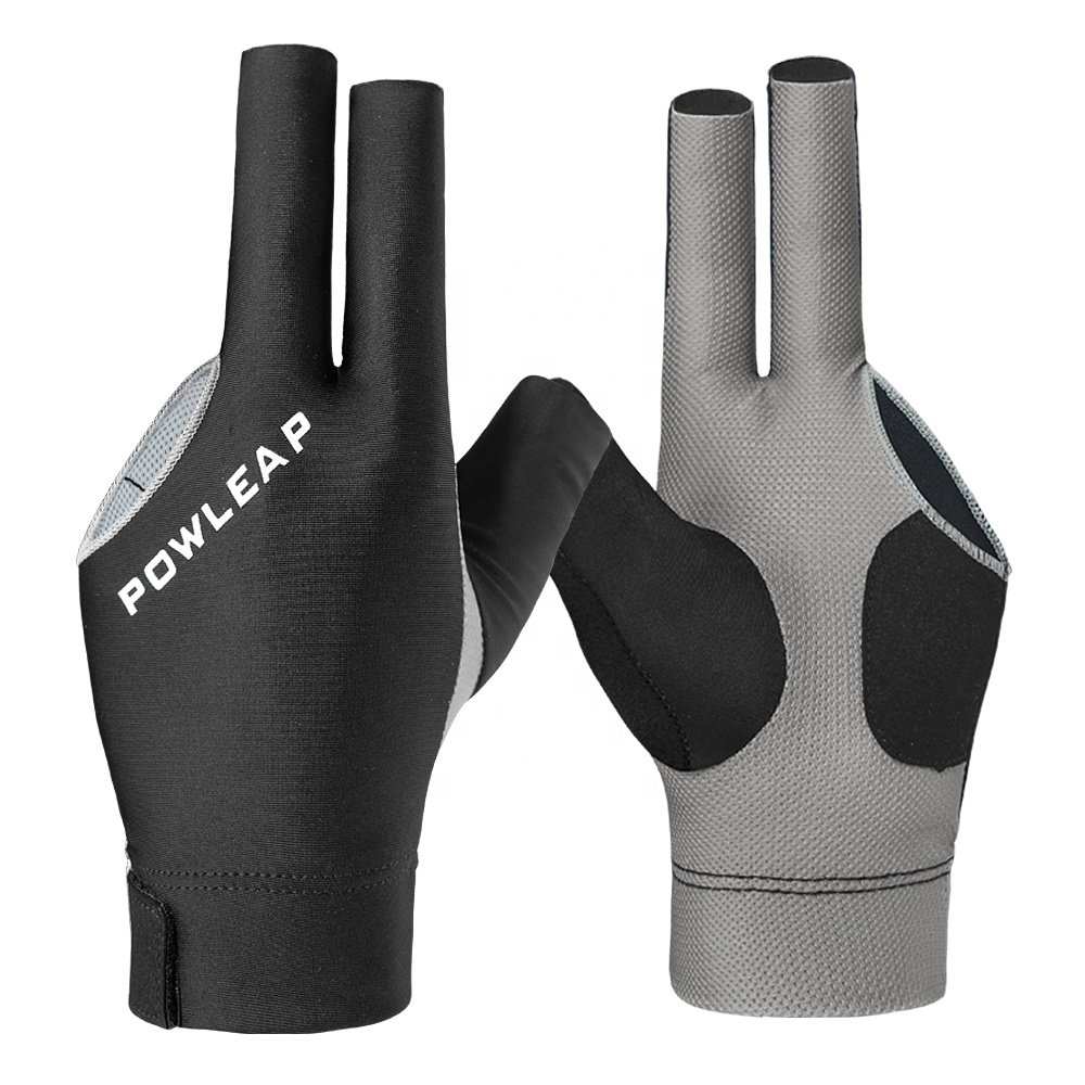 Best Selling Quality Adjustable Wrist Pool Snooker Gloves Quick-Dry Breathable Billiards Gloves