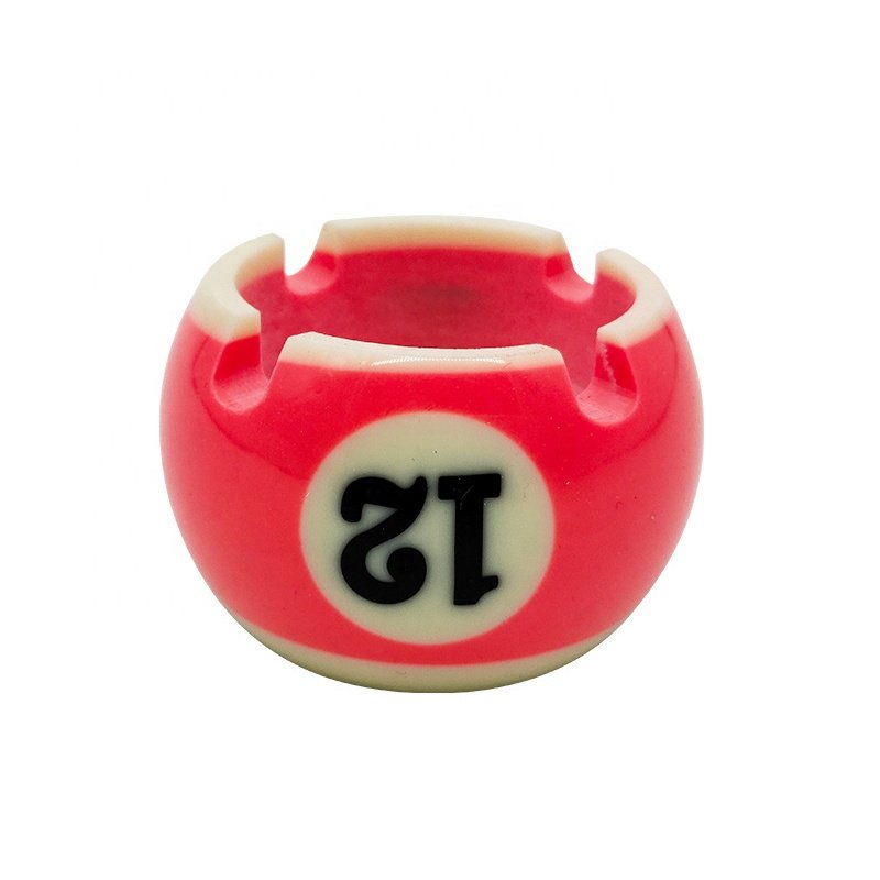 Billiard Ball Decoration Ashtray Pool Ball Shape Ash Container For Sale