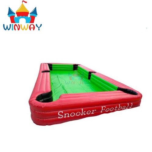 Hot-sale outdoor inflatable snooker football, inflatable billiards game, billiards table for adults and children