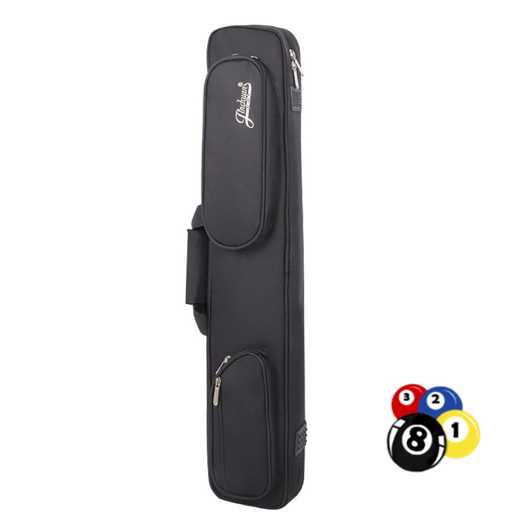 Wholesale practical Oxford material waterproof 7 Holes 3 Shafts 4 Butts high-quanlity billiard cue bag soft billiard cue case