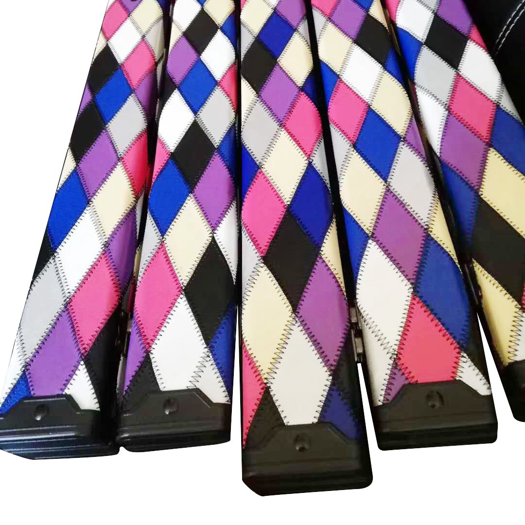 Best seller diamond patchwork style billiard cue case leather one piece snooker cue case