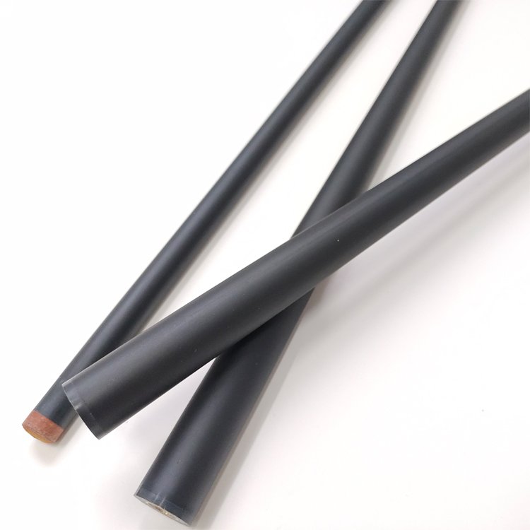 High strength Custom 3K Carbon Fiber Billiards Pool Cue Shafts in 11.8mm/ 12mm/12.4mm/12.9mm tip for Billiard Club