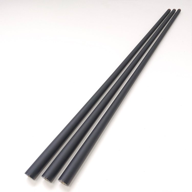High strength Custom 3K Carbon Fiber Billiards Pool Cue Shafts in 11.8mm/ 12mm/12.4mm/12.9mm tip for Billiard Club