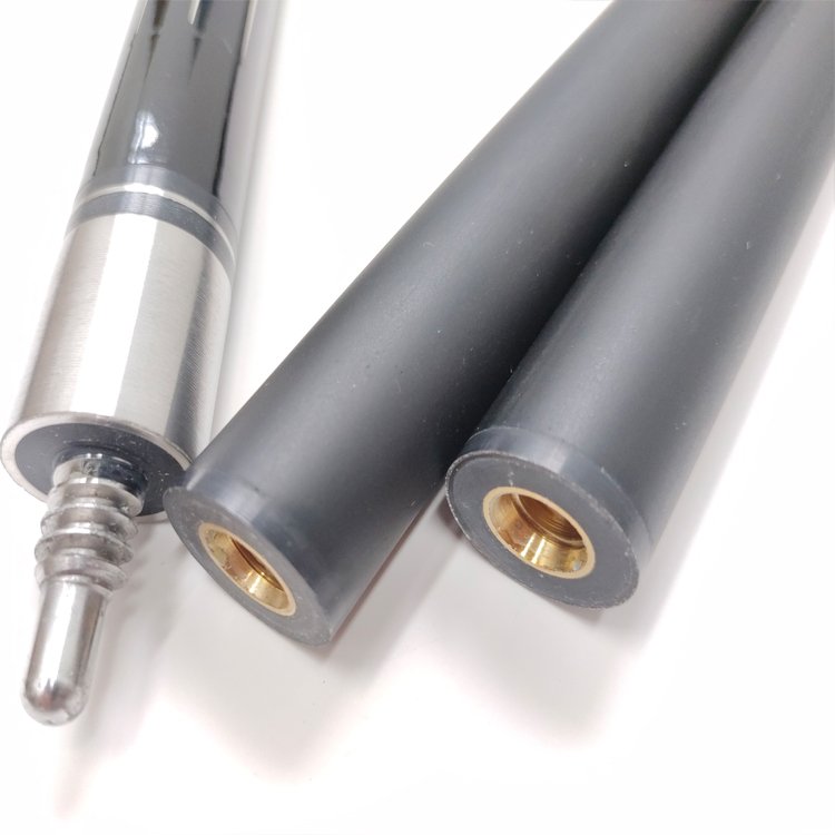 High strength Custom 3K Carbon Fiber Billiards Pool Cue Shafts in 11.8mm/ 12mm/12.4mm/12.9mm tip for Billiard Club