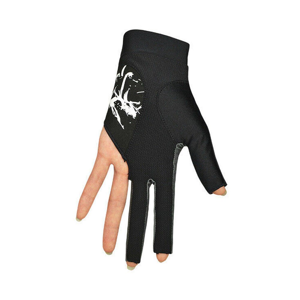 New arrival Sports Gloves Non Slip Pad 3 Fingers Pool Cue Snooker Gloves For Left or Right Hand