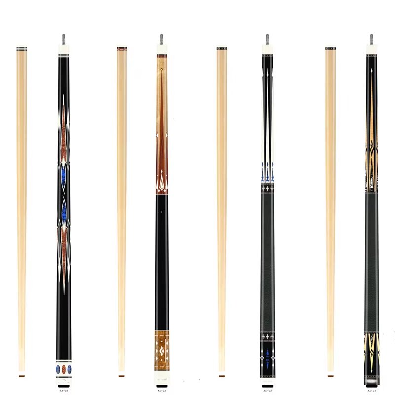 TQG-42 Sticker Maple Wood Carom Cue Billiard Pool Stick with 13mm Tip Size