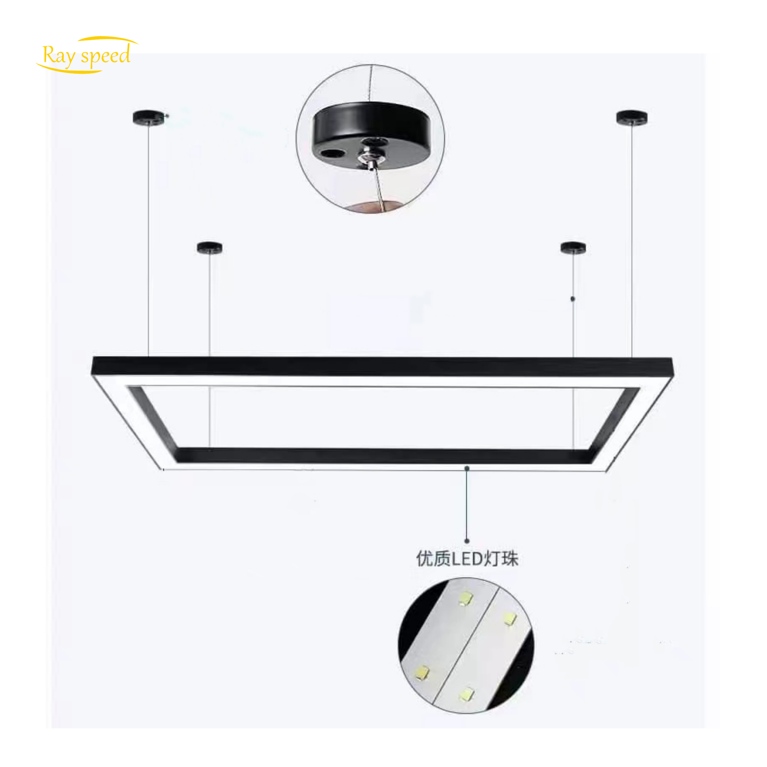 Rayspeed Professional Shadowless Led Billiard Lights Snooker Pool Table Light Billiards Pool Table Light Fixtures