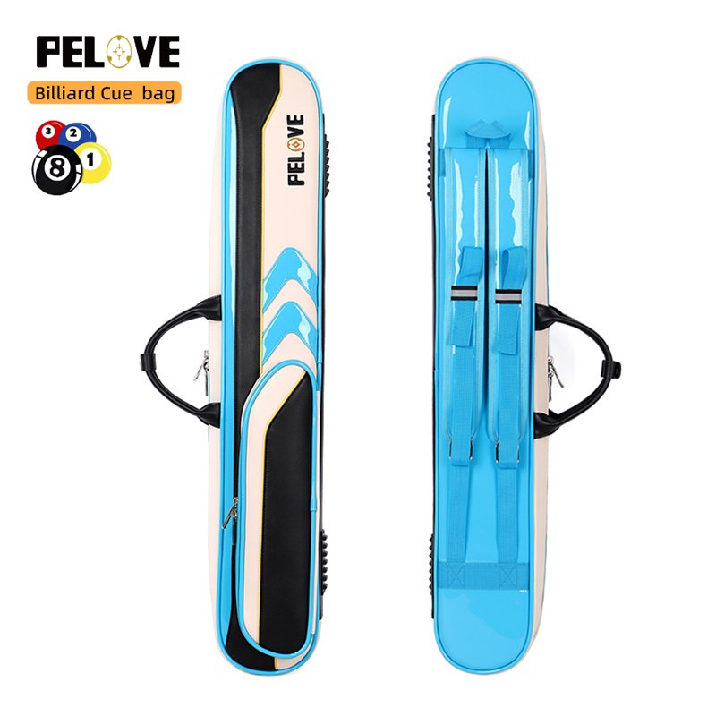 Pu Leather 3B 4S Billiard Cue Case , Soft Cue Case , Pool Cue Case
