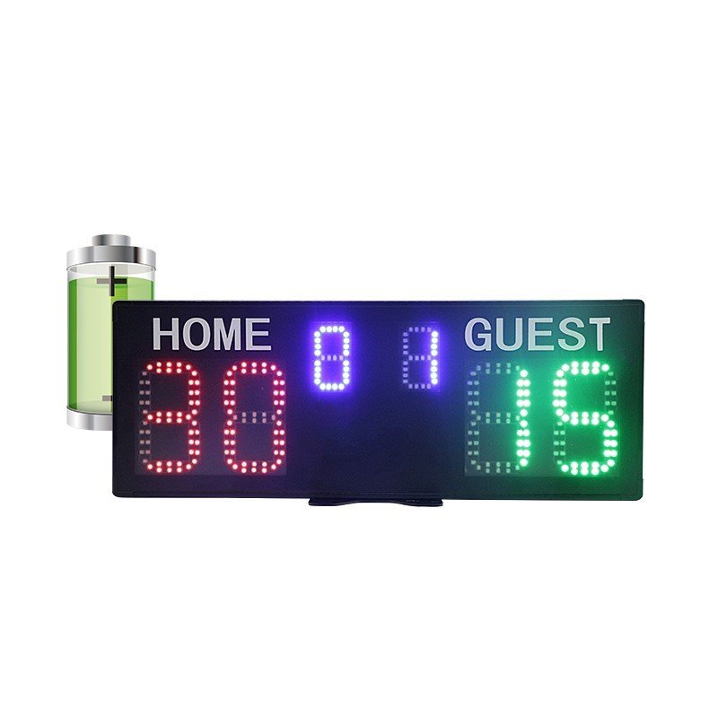 Portable Wireless Wrist Control LED Scoreboard Electronic Basketball Football 18650 Battery Supply Digital Tennis Scoring Board