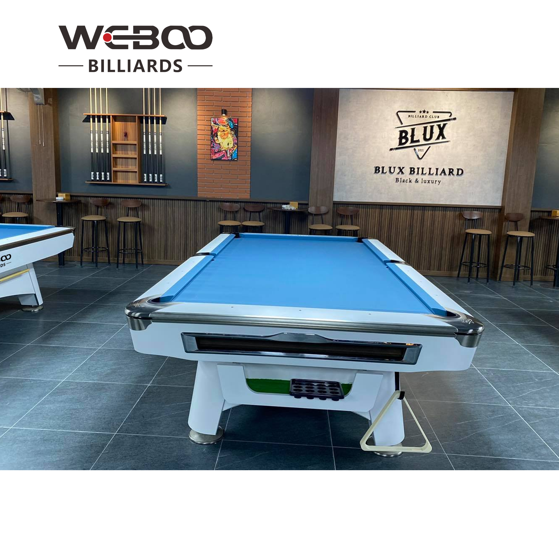 Premium 9ft Solid Wood OAK K66 Rubber 9 Ball Pool Table Billiard Table 9FT With Jiujiang Slate Ball Return System High Quality