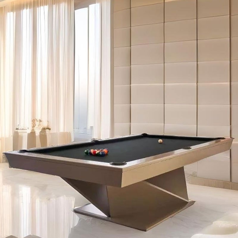 Reasonable Newest modern Affordable Modern Luxury Solid Wood Frame Family Snooker Pool Table Customized Nine Ball Table