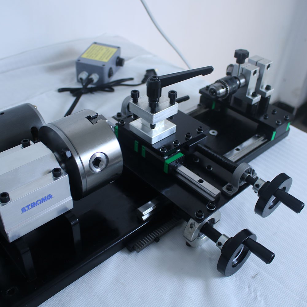 Professional Variable Speed Mini Pool Cue Snooker & Billiard Cue Repairing Machine With Shift Rail