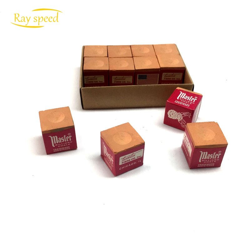 Rayspeed Economic Customized 12 Pills In A Box Billiard Chalk High Quality Pool Chalk For Cue Tips Snooker Chalk