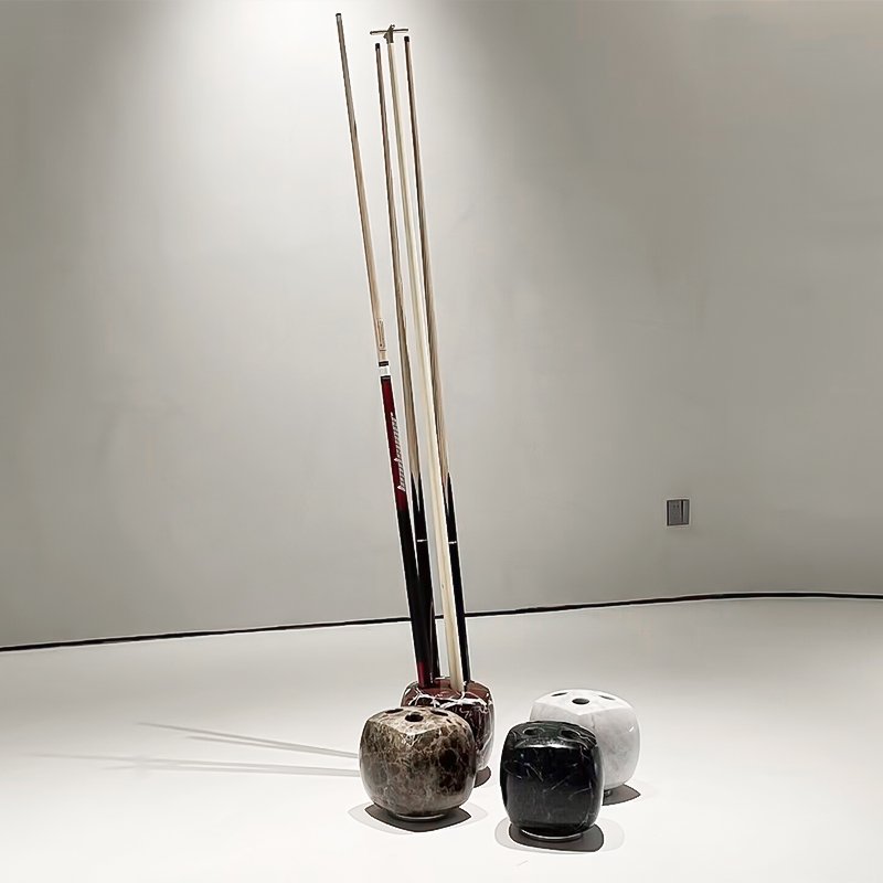 Factory sales professional snooker billiard wood and marble pool cue stick snooker billiard cues stone pole plug