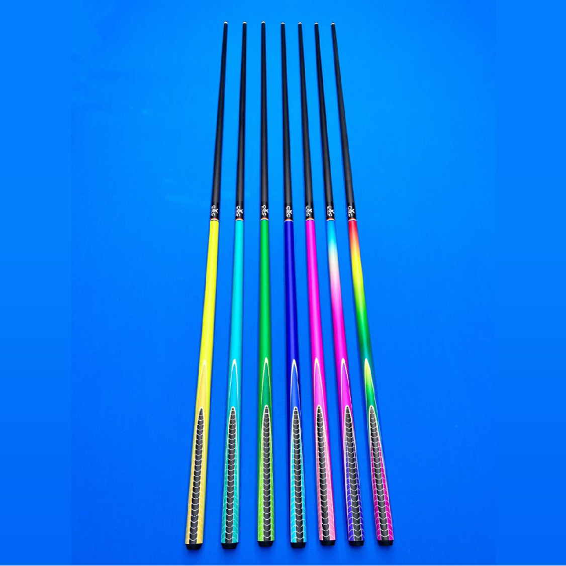 taco de billar fibra de carbono Snooker Billiards One-pc Carbon Fiber Club Pool Cue Sticks Black Technology
