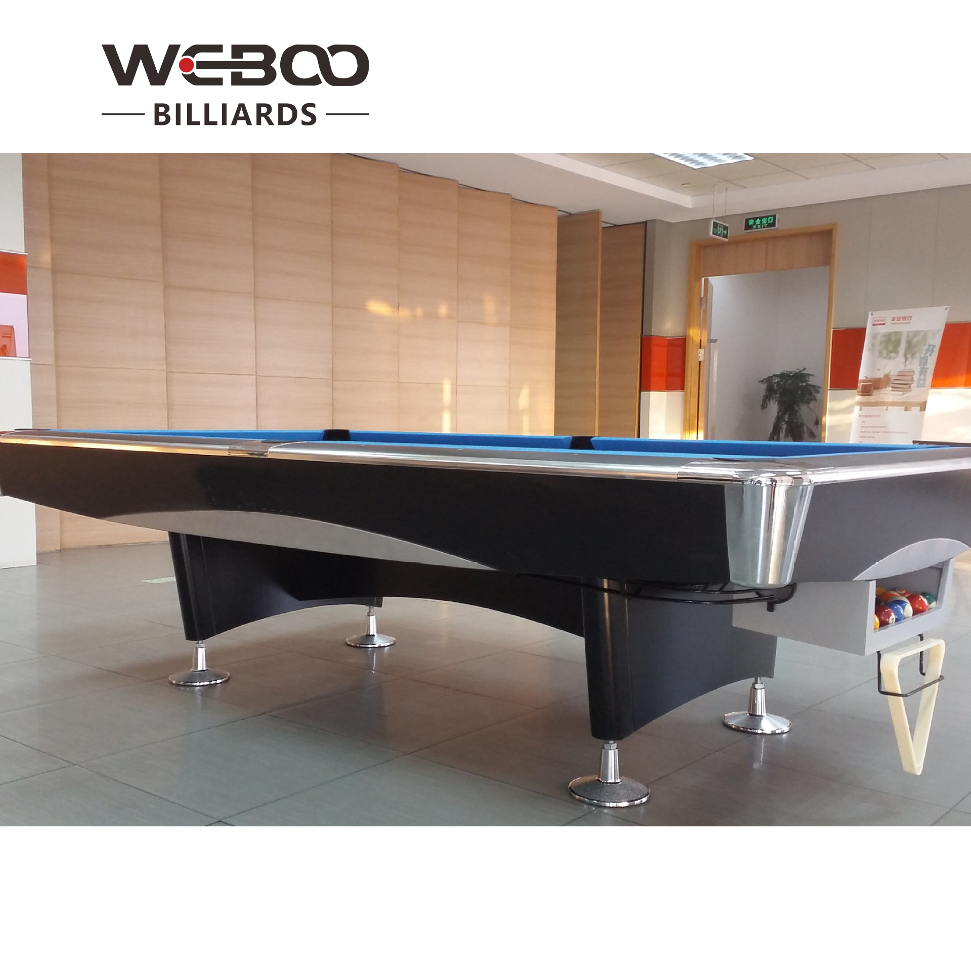 Weboo Other Snooker Billiard Products Pool Table Corner Custom Manufacuters Billiard American Pool Table 4 In 1 9ft