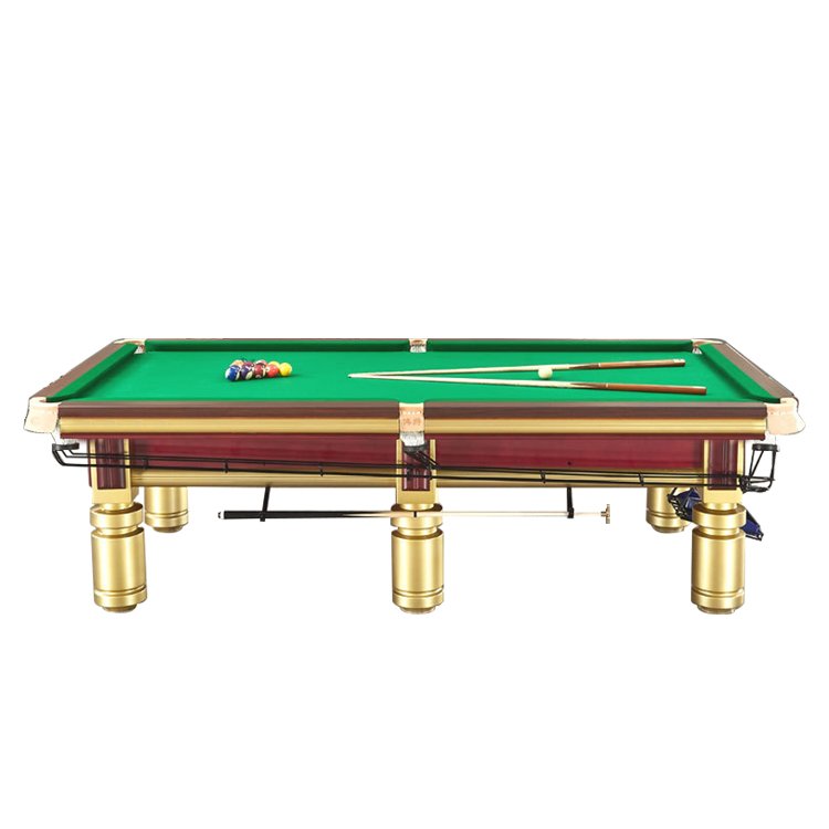 NAIPNI Noble and beautiful Gold leg 9ft pool tables & billiard table