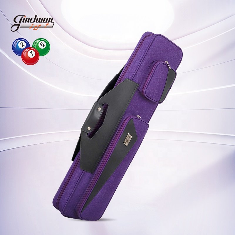 Hot Selling Professional 4B 4S Portable Snooker Cue Case High Quality Pool Stick Bag for Billiard Players