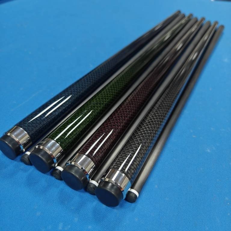 12.5mm High Quality Carbon Fiber Shaft With metal Joint Billiard Pool Cue