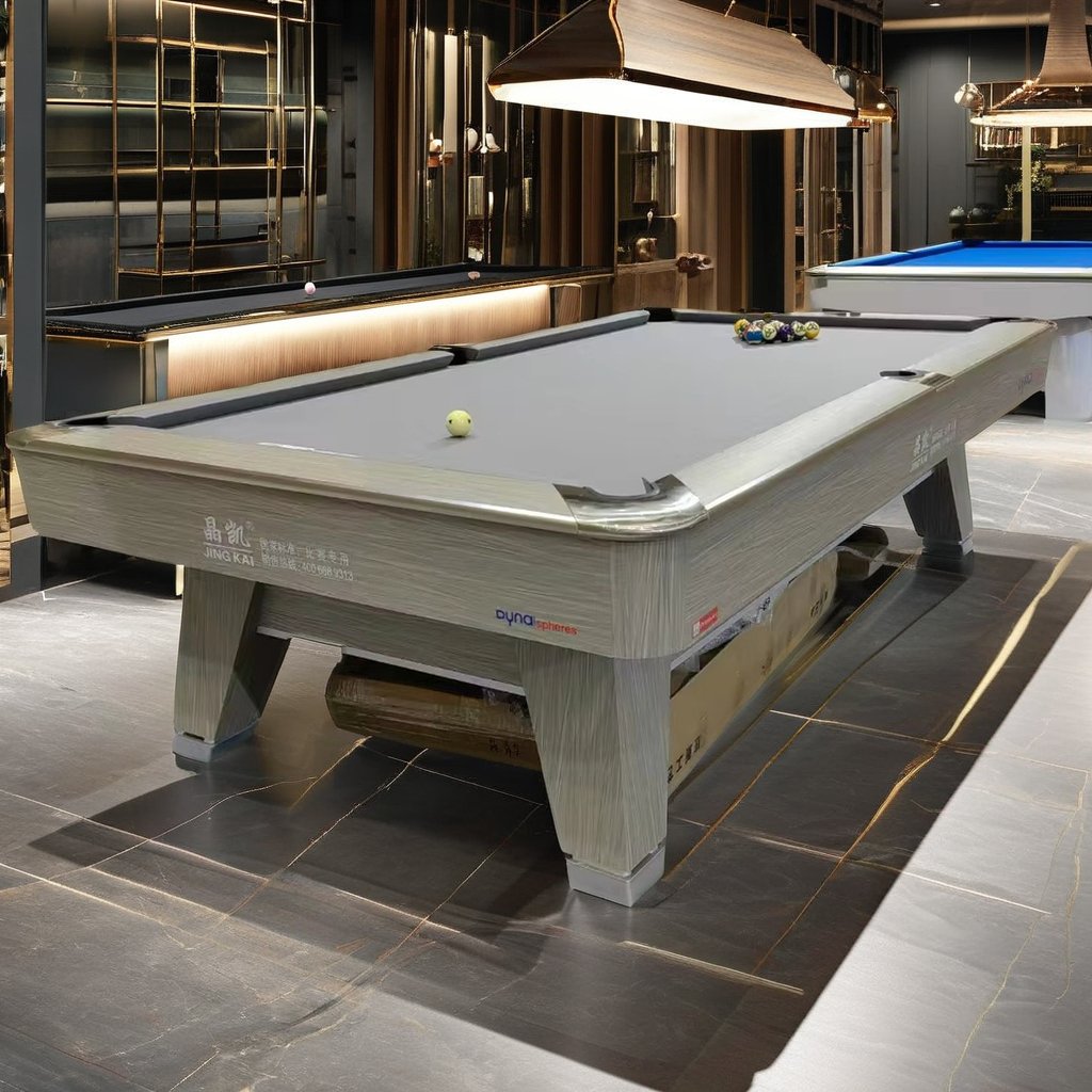 2024 Factory Price Sale Modern 9 Ball Billiards Pool Table 7ft/8ft/9ft Sizes International Standard Sports Cushions Made Plastic