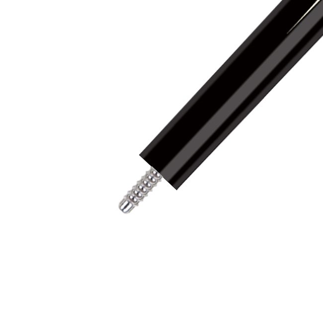 Da Di Zhi Xin No.108 ZY Pool Billiard Cues 1/2 Carbon Fiber Cue Stick with 12.4mm/12.9mm Diameter Stainless Steel Joint