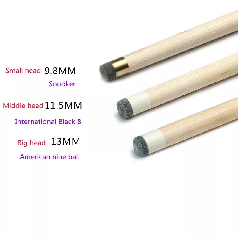 Wholesale Indoor Sport Accessories Professional 10.5-13mm Snooker Cue Stick Pool Billiard Suitable for snooker black eight nine
