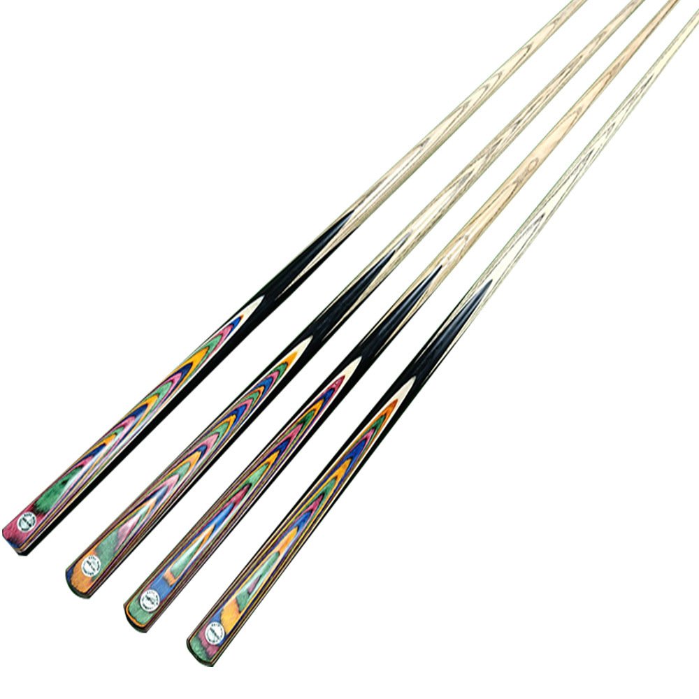 Wholesale High Quality Iridescent Highly Elastic Accurate 10mm Tip Handmade Single Billiard Cue 8-Ball