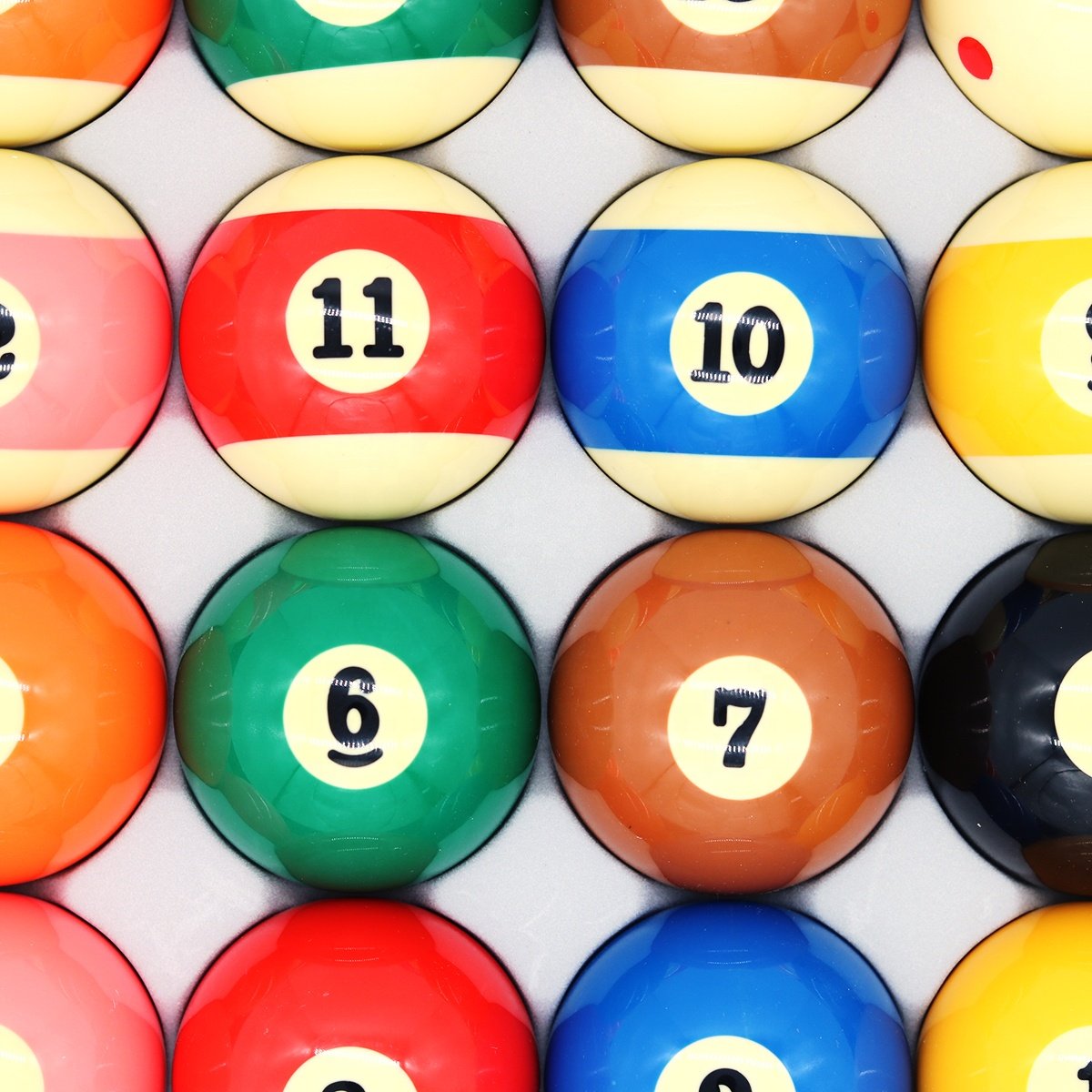 Wholesale Price Good Quality 57.2MM Billiard Ball Size 2-1/4" American Pool Table Balls for Sale