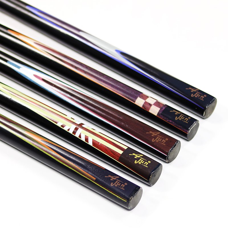 Good quality 1/2-pc joint ash wood billiard snooker cue with 9mm tip
