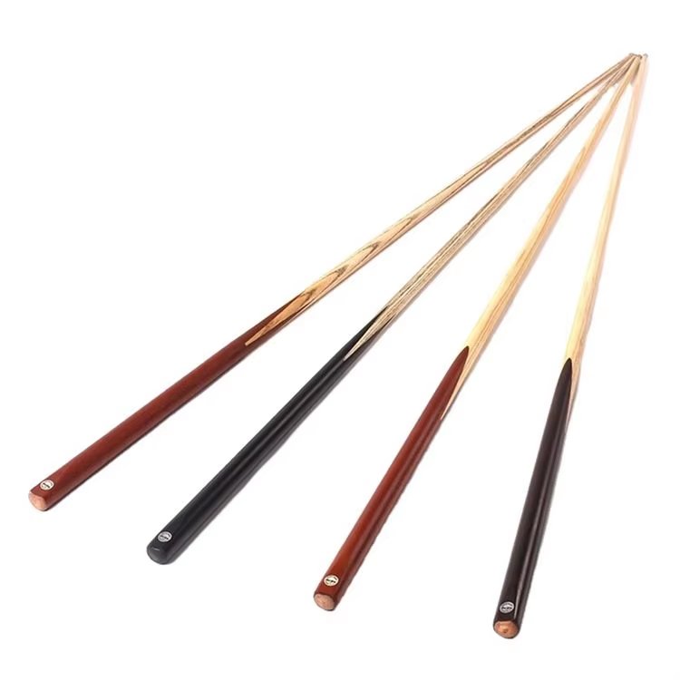 TQG-117 Professional Standard Handmade Snooker Cue Indoor Game Sport Accessories with Ebony Butt Sleeve Stainless Steel Joint