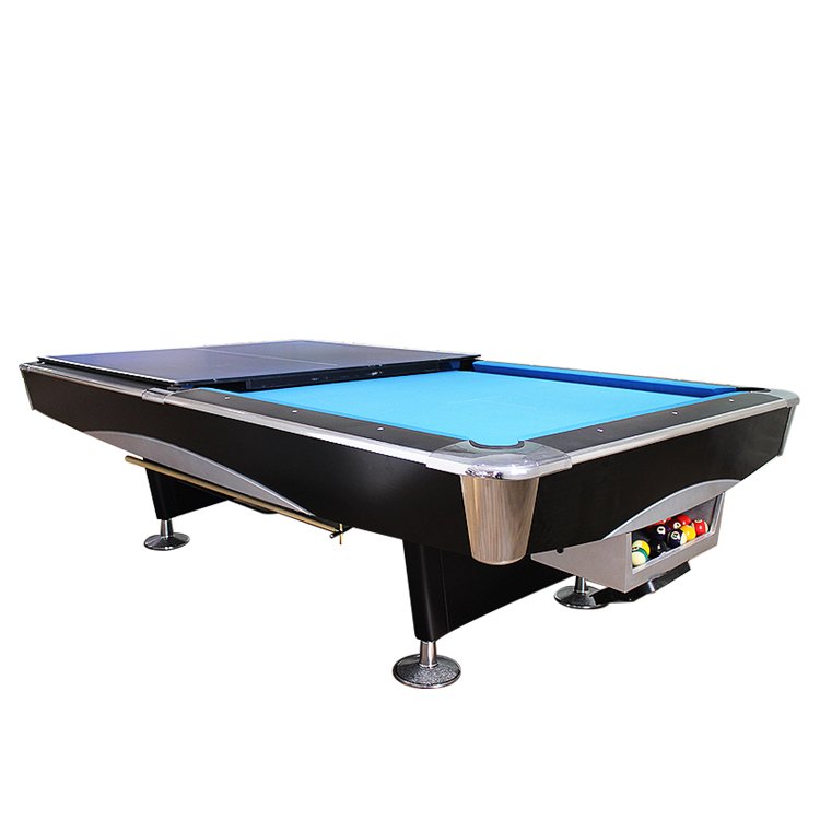 2 in 1 Indoor Sport Game 9 FT Pingpong Table Tennis Snooker Pool Billiard Table automatic ball return system pool table