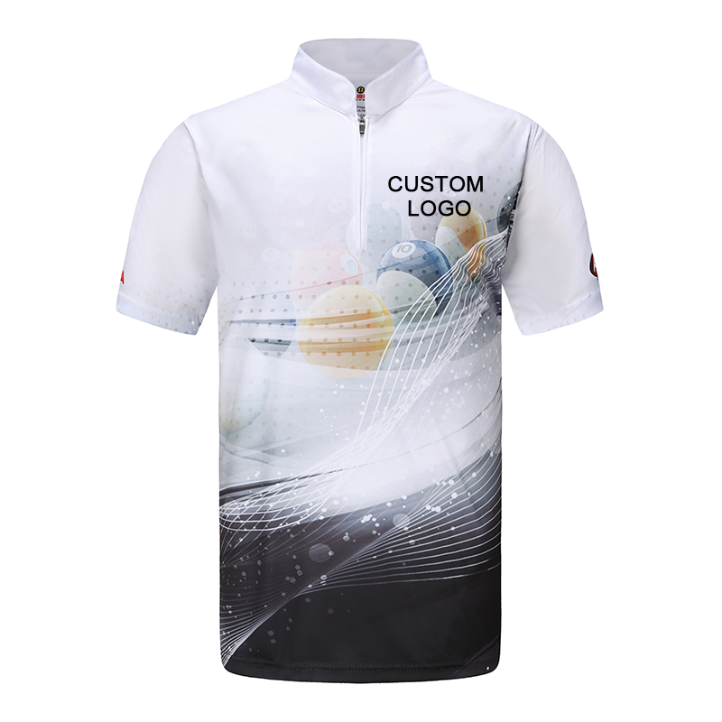 Billiard Player 3D Print Shirt Billiard Team Shirts For Men Pool Table Tournament Snooker Polo Shirts Custom Pool Men Jerseys