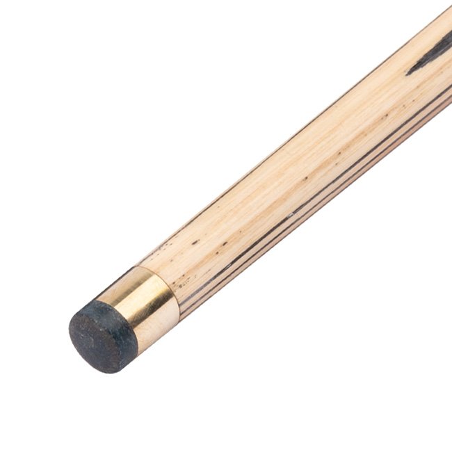SK-061 Snooker Sticks White Wax Wood Shaft with Technological Wood Butt Sleeve and 10mm Tip Stainless Steel Joint