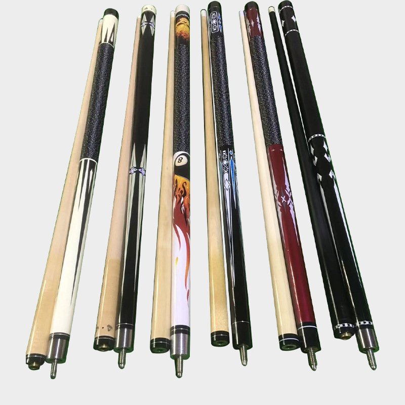 Customized Maple Wood Pool Cues For Snooker Table Big Head Pool cues Nine Balls Cues 57 inches