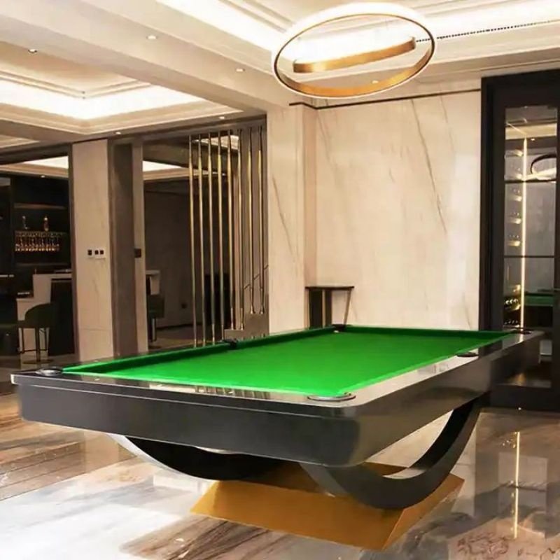 Bojue Factory Custom size Stone Slate 9 Ball Snooker & Billiard Pool Table for Home Use with Copper Pocket Nine-Ball Sport