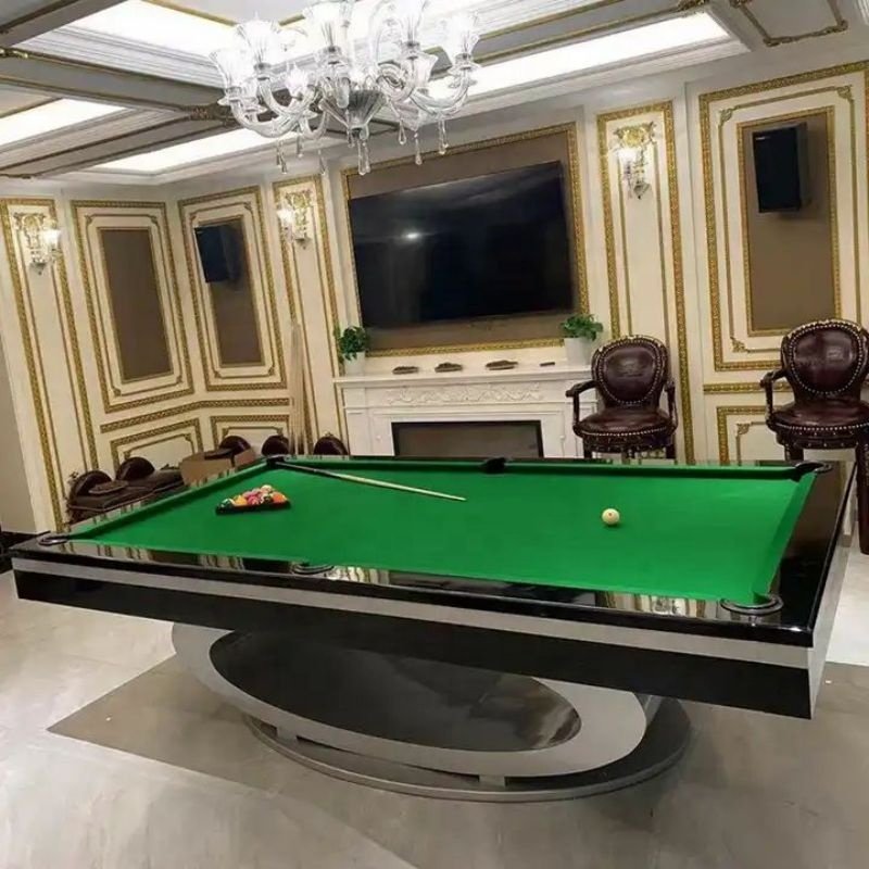 Bojue Factory Custom size Stone Slate 9 Ball Snooker & Billiard Pool Table for Home Use with Copper Pocket Nine-Ball Sport